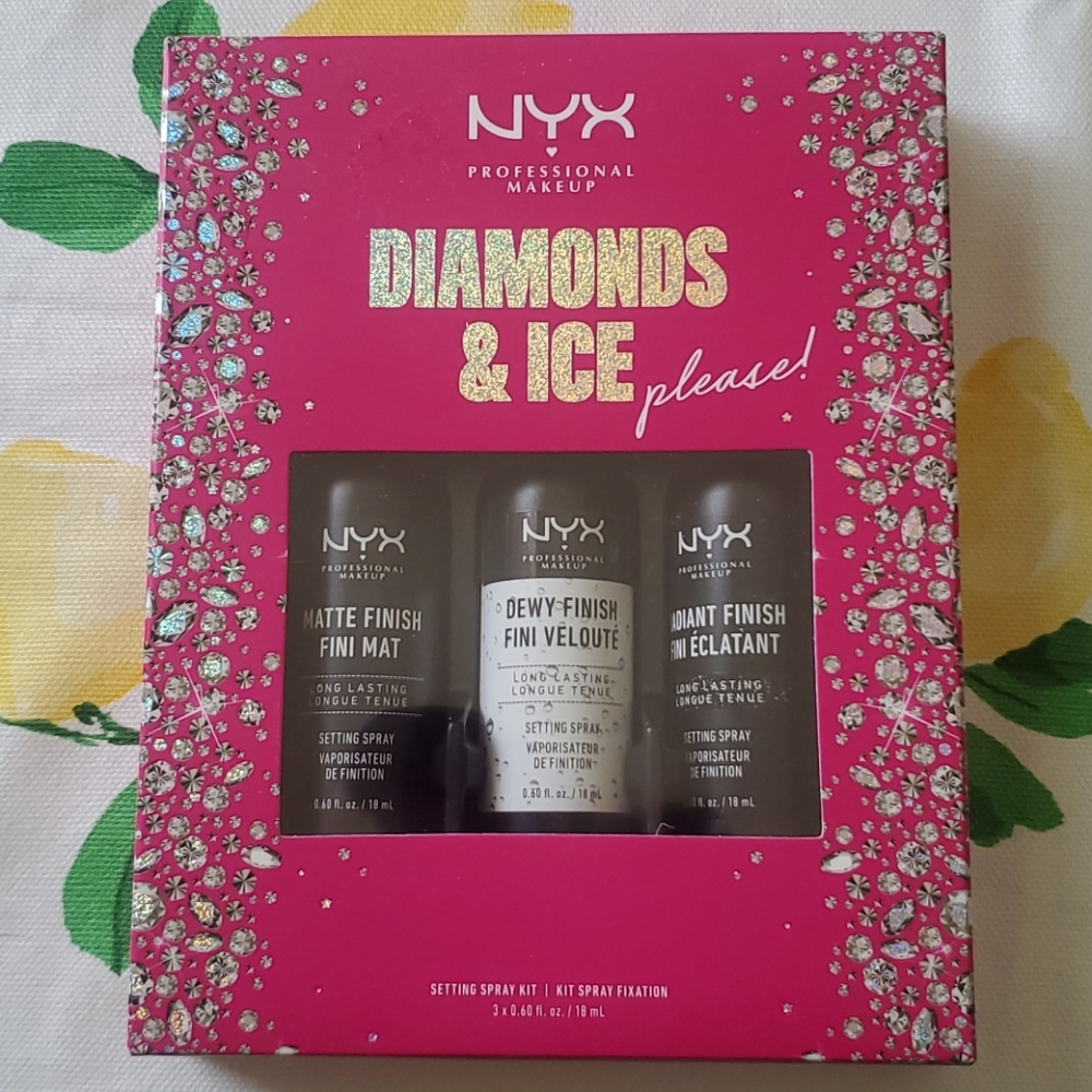 NYX Diamonds and Ice Setting Spray Kit